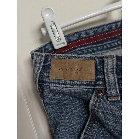 Vintage Abercrombie cargo jeans kid 14/ adult 2 - Picture 6 of 9